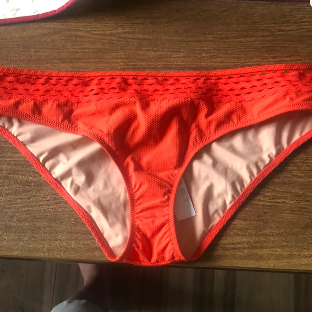 j Crew Orange bikini bottom
